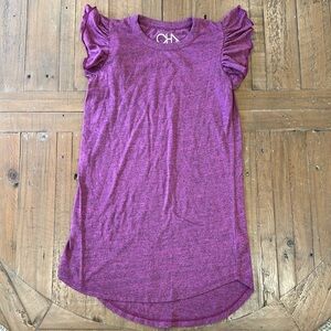 Chaser flutter sleeve tunic top